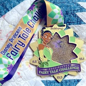 RunDisney 2021 Fairy Tale Challenge Tiana Medal